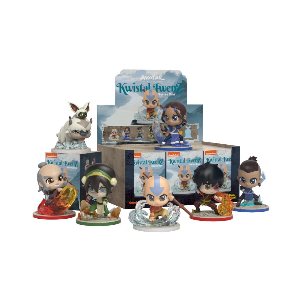 Avatar The Last Airbender Kwistal Blind Box Display (6) - Scale Statue - Mighty Jaxx - Hobby Figures UK