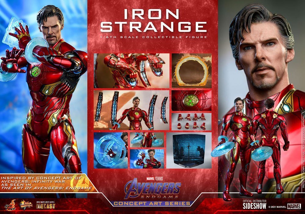 Avengers: Endgame Concept Art Series PVC Action Figure 1/6 Iron Strange 32cm - Action Figures - Hot Toys - Hobby Figures UK