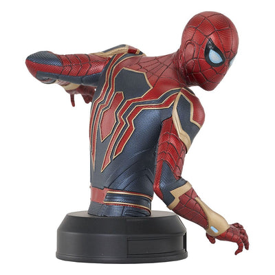 Avengers: Infinity War Bust 1/6 Iron Spider-Man 15cm - Scale Statue - Gentle Giant - Hobby Figures UK