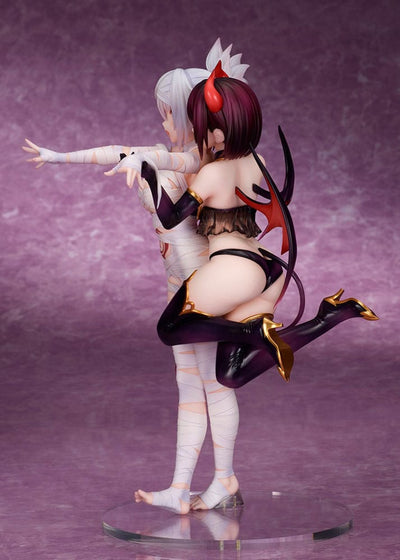 Ayakashi Triangle PVC Statue Matsuri Kazamaki & Suzu Kanade & Shirogane 25cm - Scale Statue - Flare - Hobby Figures UK