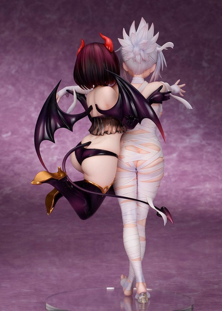 Ayakashi Triangle PVC Statue Matsuri Kazamaki & Suzu Kanade & Shirogane 25cm - Scale Statue - Flare - Hobby Figures UK