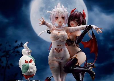 Ayakashi Triangle PVC Statue Matsuri Kazamaki & Suzu Kanade & Shirogane 25cm - Scale Statue - Flare - Hobby Figures UK