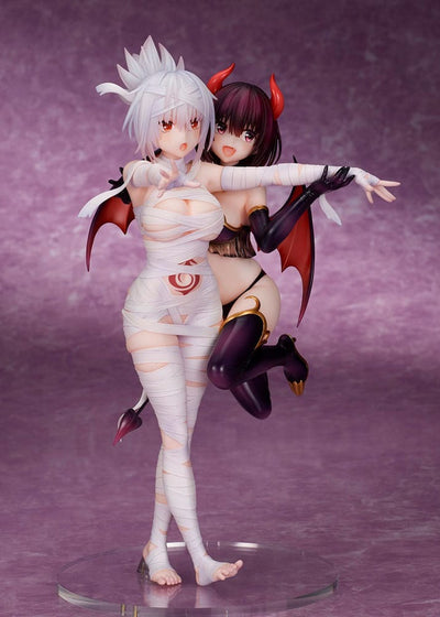 Ayakashi Triangle PVC Statue Matsuri Kazamaki & Suzu Kanade & Shirogane 25cm - Scale Statue - Flare - Hobby Figures UK