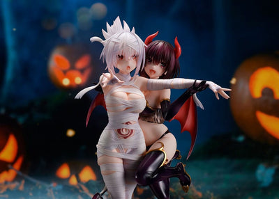 Ayakashi Triangle PVC Statue Matsuri Kazamaki & Suzu Kanade & Shirogane 25cm - Scale Statue - Flare - Hobby Figures UK