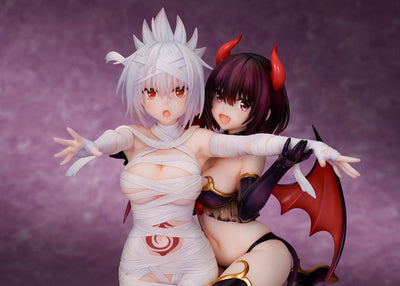Ayakashi Triangle PVC Statue Matsuri Kazamaki & Suzu Kanade & Shirogane 25cm - Scale Statue - Flare - Hobby Figures UK