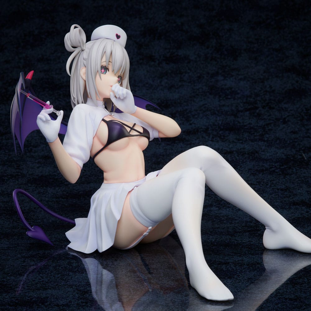 Azur Lane PVC Statue 1/4 Manchester: Midnight Devil in White 18cm - Scale Statue - FREEing - Hobby Figures UK