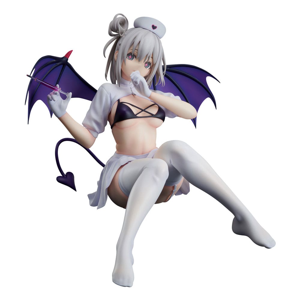 Azur Lane PVC Statue 1/4 Manchester: Midnight Devil in White 18cm - Scale Statue - FREEing - Hobby Figures UK