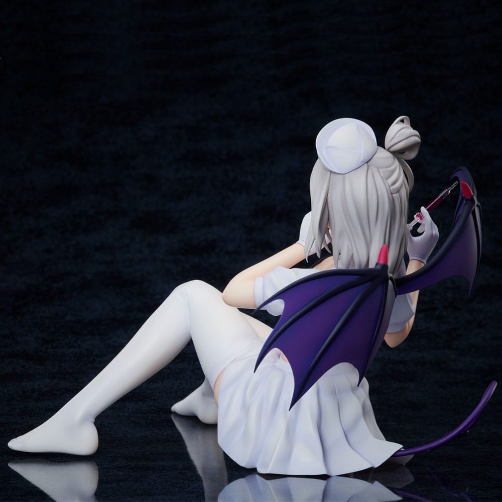 Azur Lane PVC Statue 1/4 Manchester: Midnight Devil in White 18cm - Scale Statue - FREEing - Hobby Figures UK
