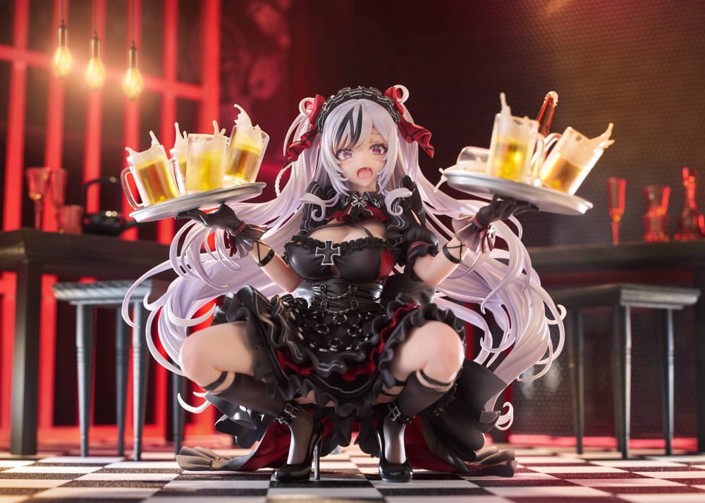 Azur Lane PVC Statue 1/7 Elbe: Time to Show Off AmiAmi Limited Edition 16cm - Scale Statue - Golden Head - Hobby Figures UK