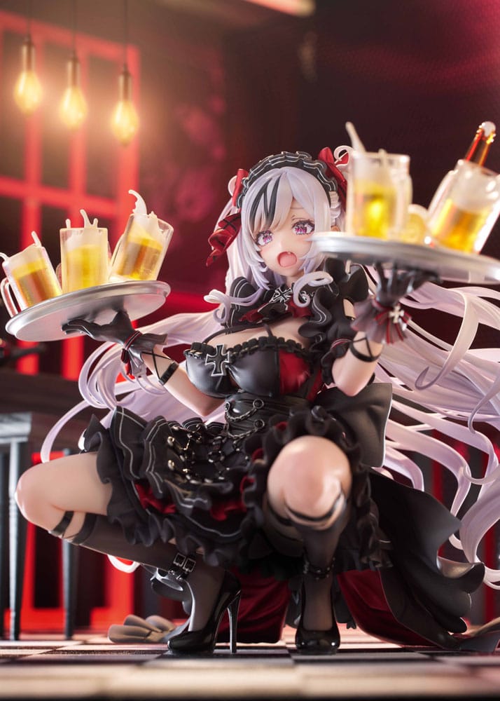 Azur Lane PVC Statue 1/7 Elbe: Time to Show Off AmiAmi Limited Edition 16cm - Scale Statue - Golden Head - Hobby Figures UK