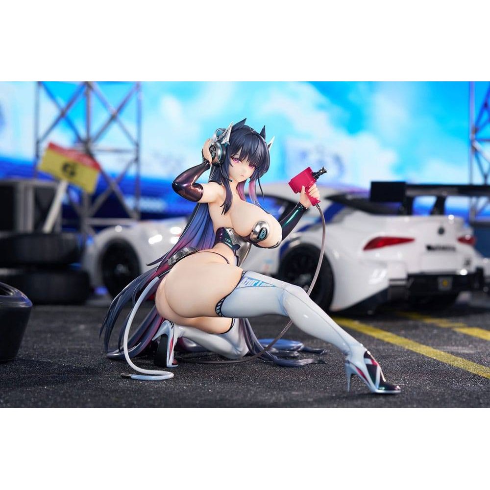 Azur Lane PVC Statue 1/7 Strasbourg Faerie of the Race Circuit Ver. 16cm - Scale Statue - APEX - Hobby Figures UK
