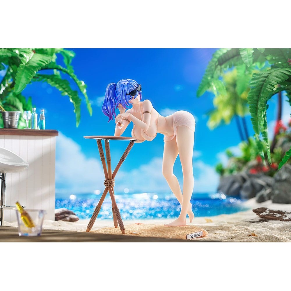 Azur Lane Statue 1/7 St. Louis: Swimsuit Ver. 19cm - Scale Statue - Good Smile Company - Hobby Figures UK