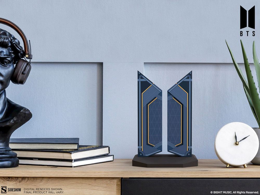 BTS Statue Premium BTS Logo: On Edition 18cm - Scale Statue - Sideshow Collectibles - Hobby Figures UK