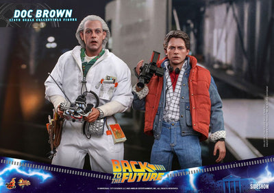Back To The Future Movie Masterpiece Action Figure 1/6 Doc Brown 30cm - Action Figures - Hot Toys - Hobby Figures UK