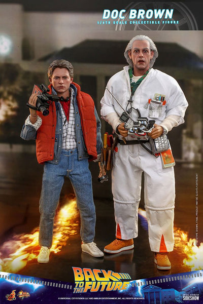 Back To The Future Movie Masterpiece Action Figure 1/6 Doc Brown 30cm - Action Figures - Hot Toys - Hobby Figures UK