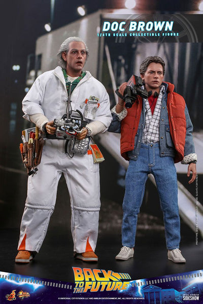Back To The Future Movie Masterpiece Action Figure 1/6 Doc Brown 30cm - Action Figures - Hot Toys - Hobby Figures UK