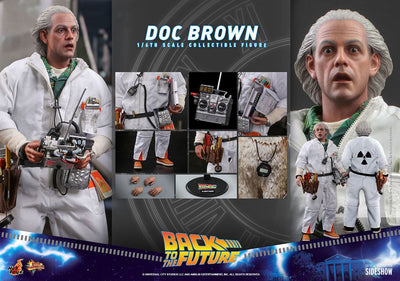 Back To The Future Movie Masterpiece Action Figure 1/6 Doc Brown 30cm - Action Figures - Hot Toys - Hobby Figures UK