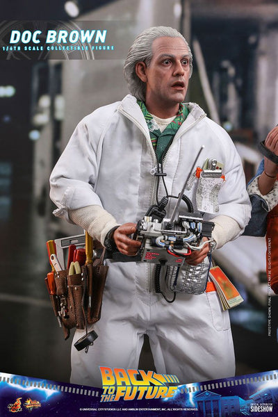 Back To The Future Movie Masterpiece Action Figure 1/6 Doc Brown 30cm - Action Figures - Hot Toys - Hobby Figures UK