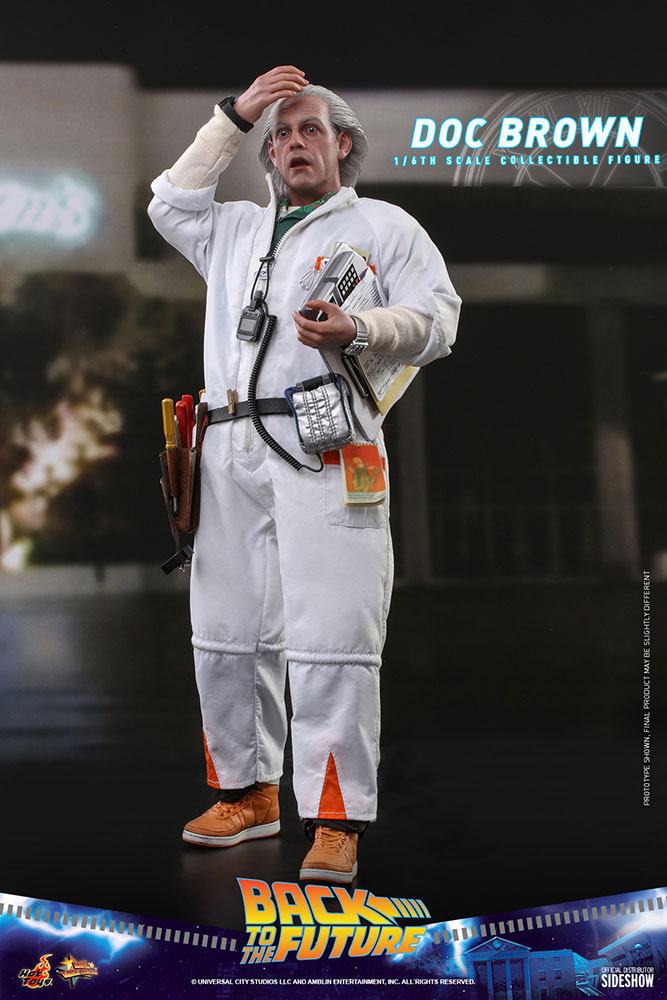 Back To The Future Movie Masterpiece Action Figure 1/6 Doc Brown 30cm - Action Figures - Hot Toys - Hobby Figures UK