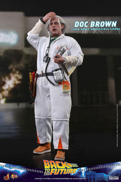 Back To The Future Movie Masterpiece Action Figure 1/6 Doc Brown 30cm - Action Figures - Hot Toys - Hobby Figures UK