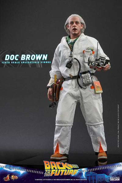 Back To The Future Movie Masterpiece Action Figure 1/6 Doc Brown 30cm - Action Figures - Hot Toys - Hobby Figures UK