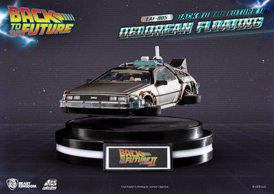 Back-to-the-Future-Egg-Attack-Floating-Statue-Back-to-the-Future-II-DeLorean-Standard-Version-20cm - Mini Figures - Beast-Kingdom-Toys - Hobby Figures UK