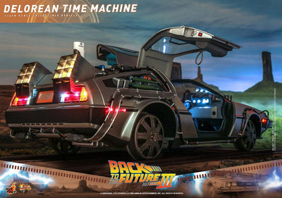 Back to the Future III Movie Masterpiece Vehicle 1/6 DeLorean Time Machine 72cm - Action Figures - Hot Toys - Hobby Figures UK