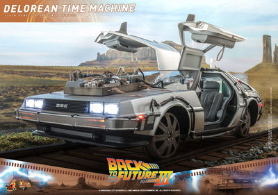 Back to the Future III Movie Masterpiece Vehicle 1/6 DeLorean Time Machine 72cm - Action Figures - Hot Toys - Hobby Figures UK