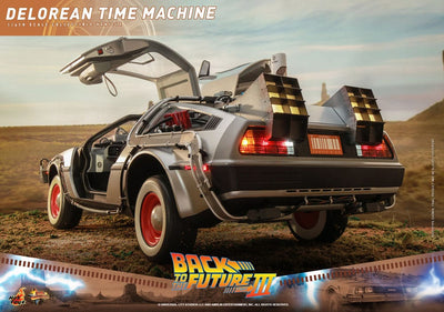 Back to the Future III Movie Masterpiece Vehicle 1/6 DeLorean Time Machine 72cm - Action Figures - Hot Toys - Hobby Figures UK