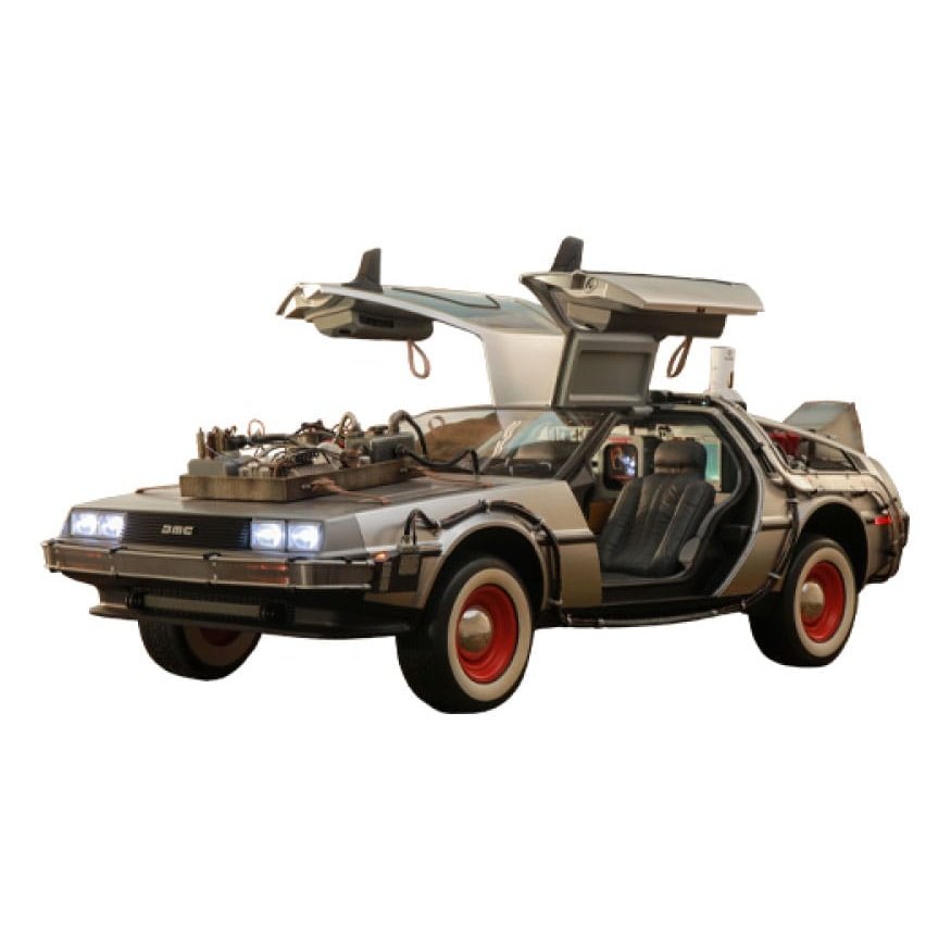 Back to the Future III Movie Masterpiece Vehicle 1/6 DeLorean Time Machine 72cm - Action Figures - Hot Toys - Hobby Figures UK