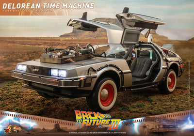 Back to the Future III Movie Masterpiece Vehicle 1/6 DeLorean Time Machine 72cm - Action Figures - Hot Toys - Hobby Figures UK