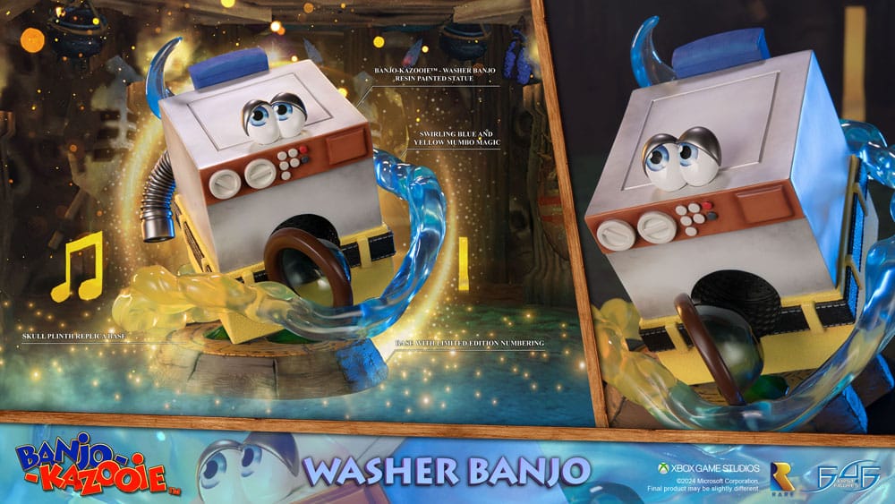 Banjo Kazooie Statue Washer Banjo 22cm - Scale Statue - First 4 Figures - Hobby Figures UK