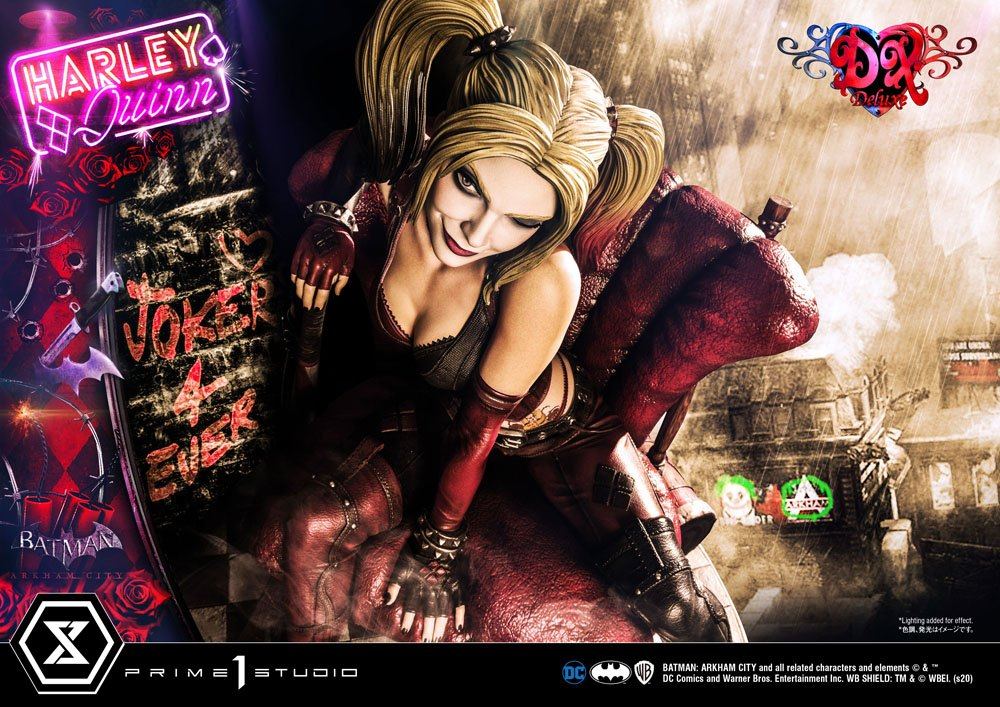 Batman Arkham City Statue 1/3 Harley Quinn Deluxe Bonus Version 58cm - Scale Statue - Prime 1 Studio - Hobby Figures UK