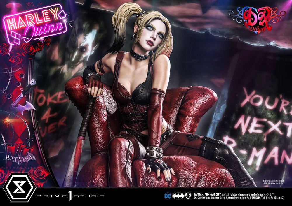 Batman Arkham City Statue 1/3 Harley Quinn Deluxe Bonus Version 58cm - Scale Statue - Prime 1 Studio - Hobby Figures UK