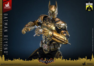 Batman: Arkham Knight Videogame Masterpiece Action Figure 1/6 Batman Beyond (Black & Gold Version) 32cm