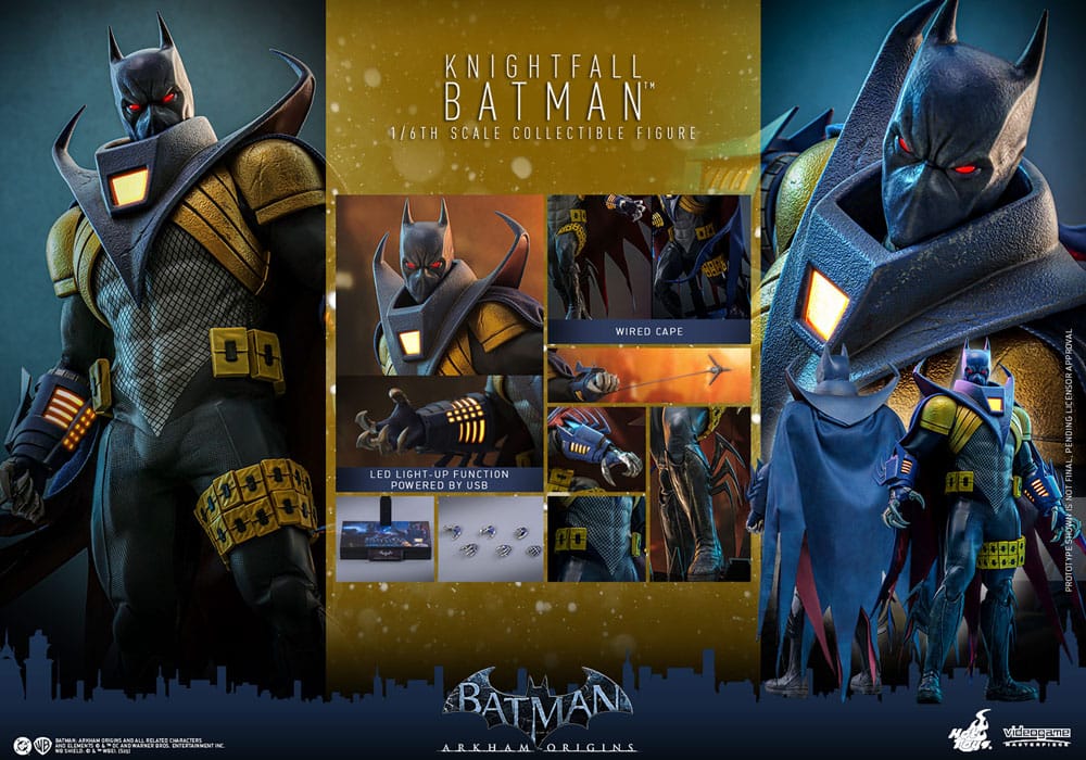 Batman: Arkham Origins Videogame Masterpiece Action Figure 1/6 Knightfall Batman 32cm - Action Figures - Hot Toys - Hobby Figures UK