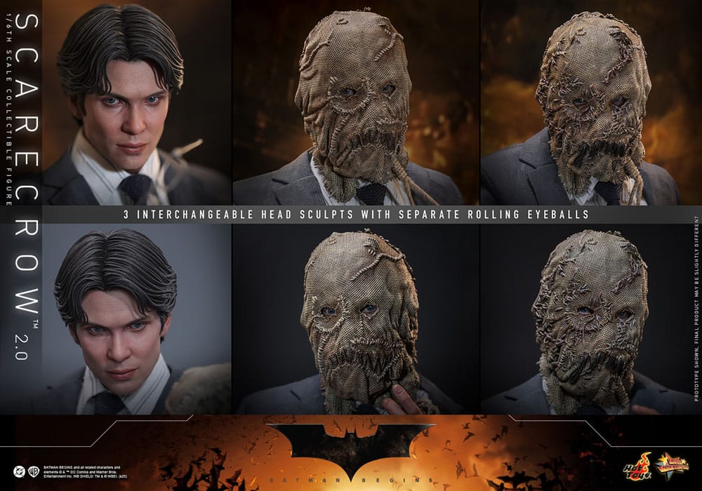 Batman Begins Movie Masterpiece Action Figure 1/6 Scarecrow 2.0 30cm - Action Figures - Hot Toys - Hobby Figures UK