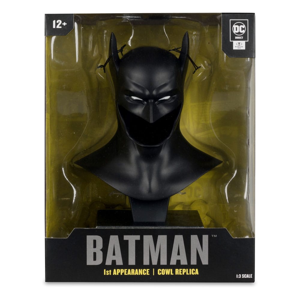Batman DC Direct Mini Replica 1/3 Batman Cowl (Detective Comics #27) (1st Appearance) 18cm - Scale Statue - McFarlane Toys - Hobby Figures UK