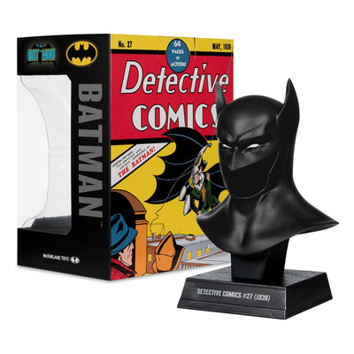 Batman DC Direct Mini Replica 1/3 Batman Cowl (Detective Comics #27) (1st Appearance) 18cm - Scale Statue - McFarlane Toys - Hobby Figures UK