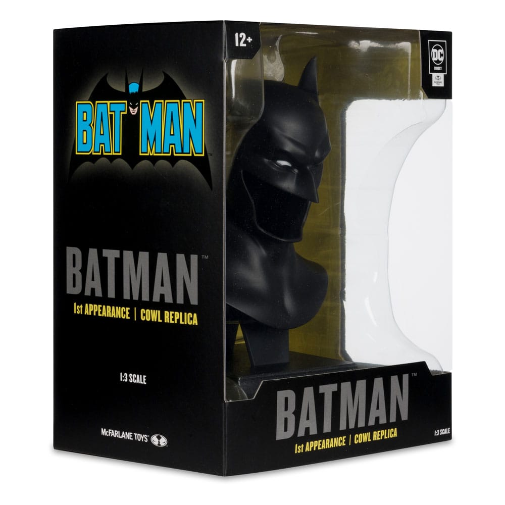 Batman DC Direct Mini Replica 1/3 Batman Cowl (Detective Comics #27) (1st Appearance) 18cm - Scale Statue - McFarlane Toys - Hobby Figures UK