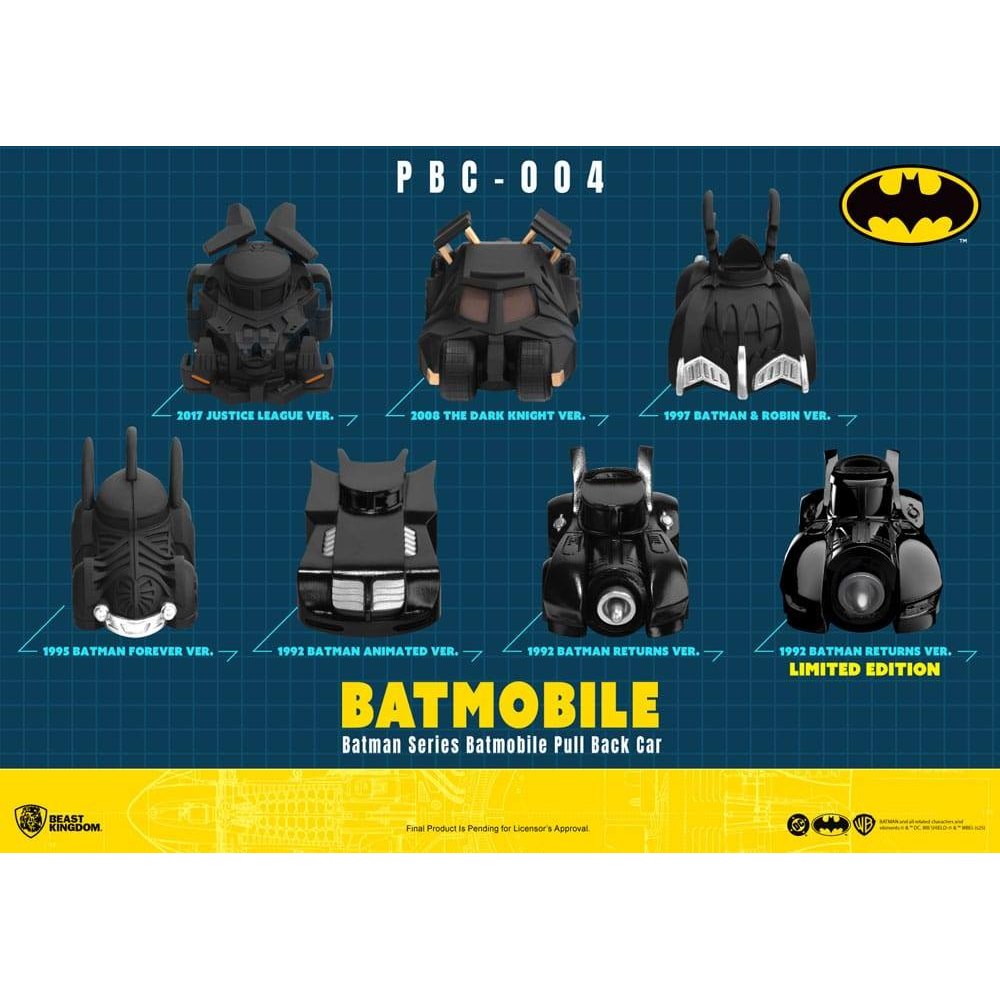 Batman Pull Back Cars Blind Box 6-Pack - Action Figures - Beast Kingdom Toys - Hobby Figures UK