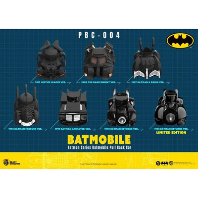 Batman Pull Back Cars Blind Box 6-Pack - Action Figures - Beast Kingdom Toys - Hobby Figures UK