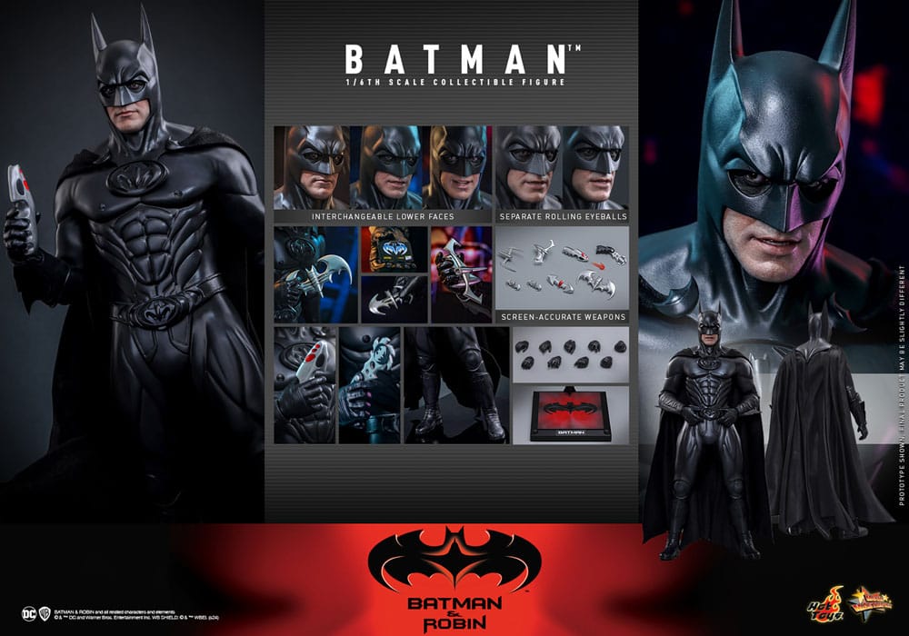 Batman & Robin Movie Masterpiece Action Figure 1/6 Batman 30cm - Action Figures - Hot Toys - Hobby Figures UK