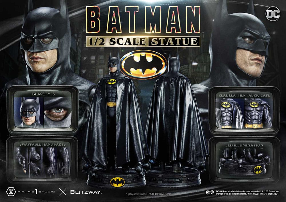 Batman Statue 1/2 Batman 1989 106cm - Scale Statue - Prime 1 Studio - Hobby Figures UK