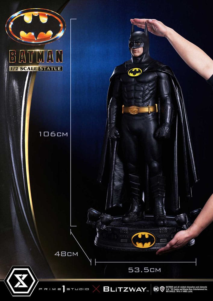 Batman Statue 1/2 Batman 1989 106cm - Scale Statue - Prime 1 Studio - Hobby Figures UK