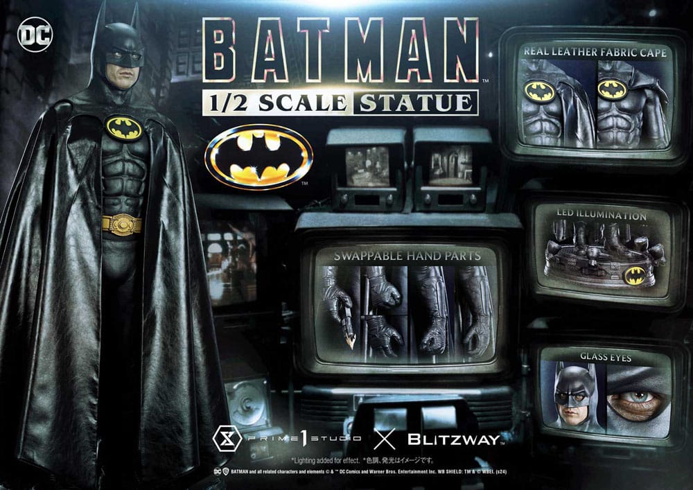 Batman Statue 1/2 Batman 1989 106cm - Scale Statue - Prime 1 Studio - Hobby Figures UK