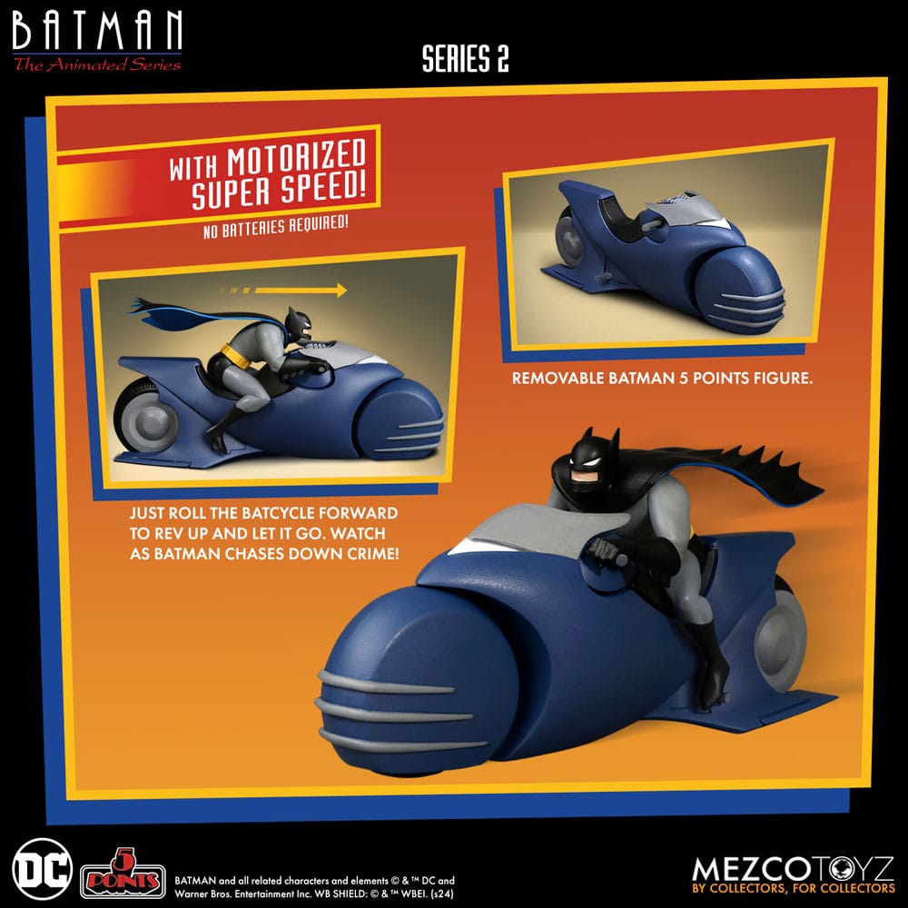 Batman: The Animated Series 2 5 Points Action Figures Deluxe Box Set 9cm - Action Figures - Mezco Toys - Hobby Figures UK