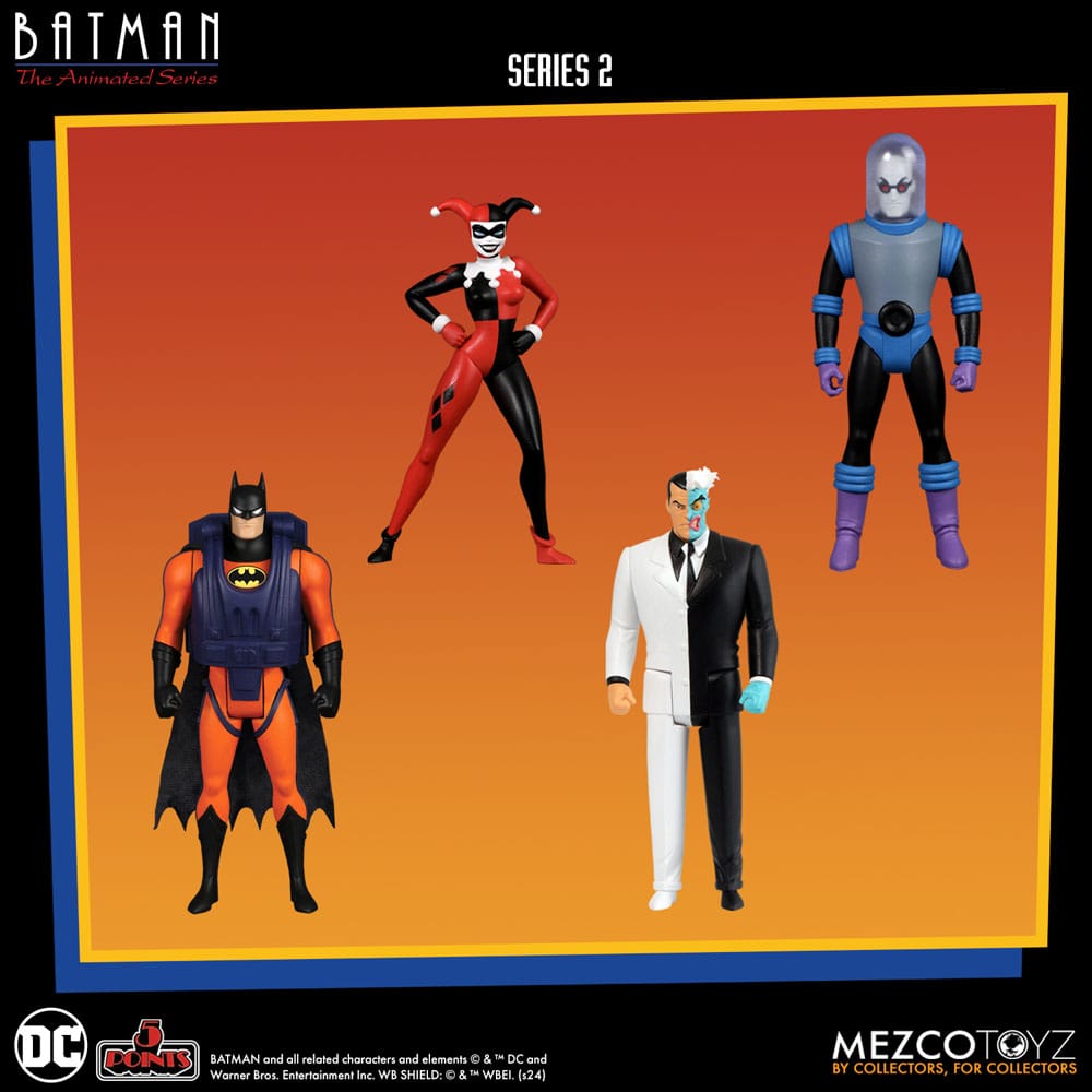 Batman: The Animated Series 2 5 Points Action Figures Deluxe Box Set 9cm - Action Figures - Mezco Toys - Hobby Figures UK