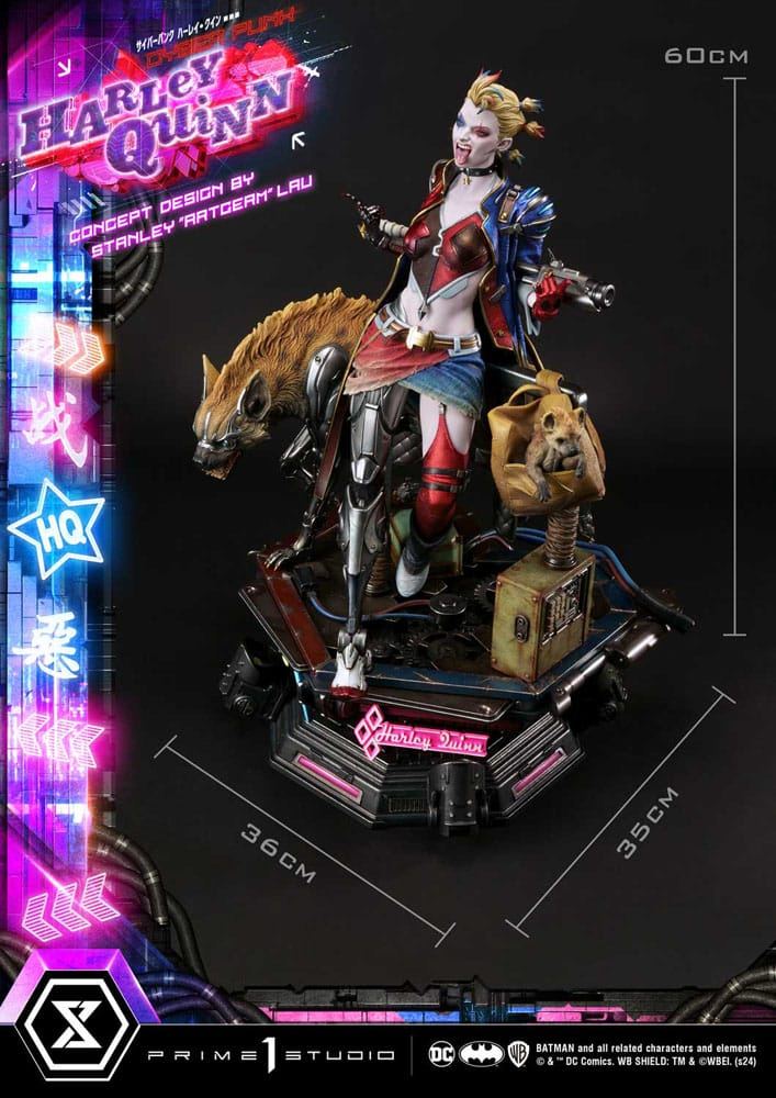 Batman Ultimate Premium Masterline Series Statue Cyberpunk Harley Quinn Deluxe Version 60cm - Scale Statue - Prime 1 Studio - Hobby Figures UK