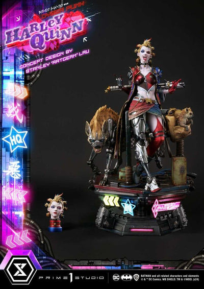 Batman Ultimate Premium Masterline Series Statue Cyberpunk Harley Quinn Deluxe Version 60cm - Scale Statue - Prime 1 Studio - Hobby Figures UK